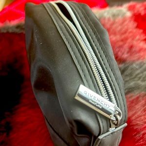Givenchy Black Cosmetic Bag w/snaps
